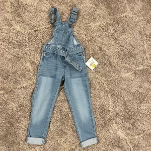 NEW! Girls Denim Overalls - Bibs - girls 4/5